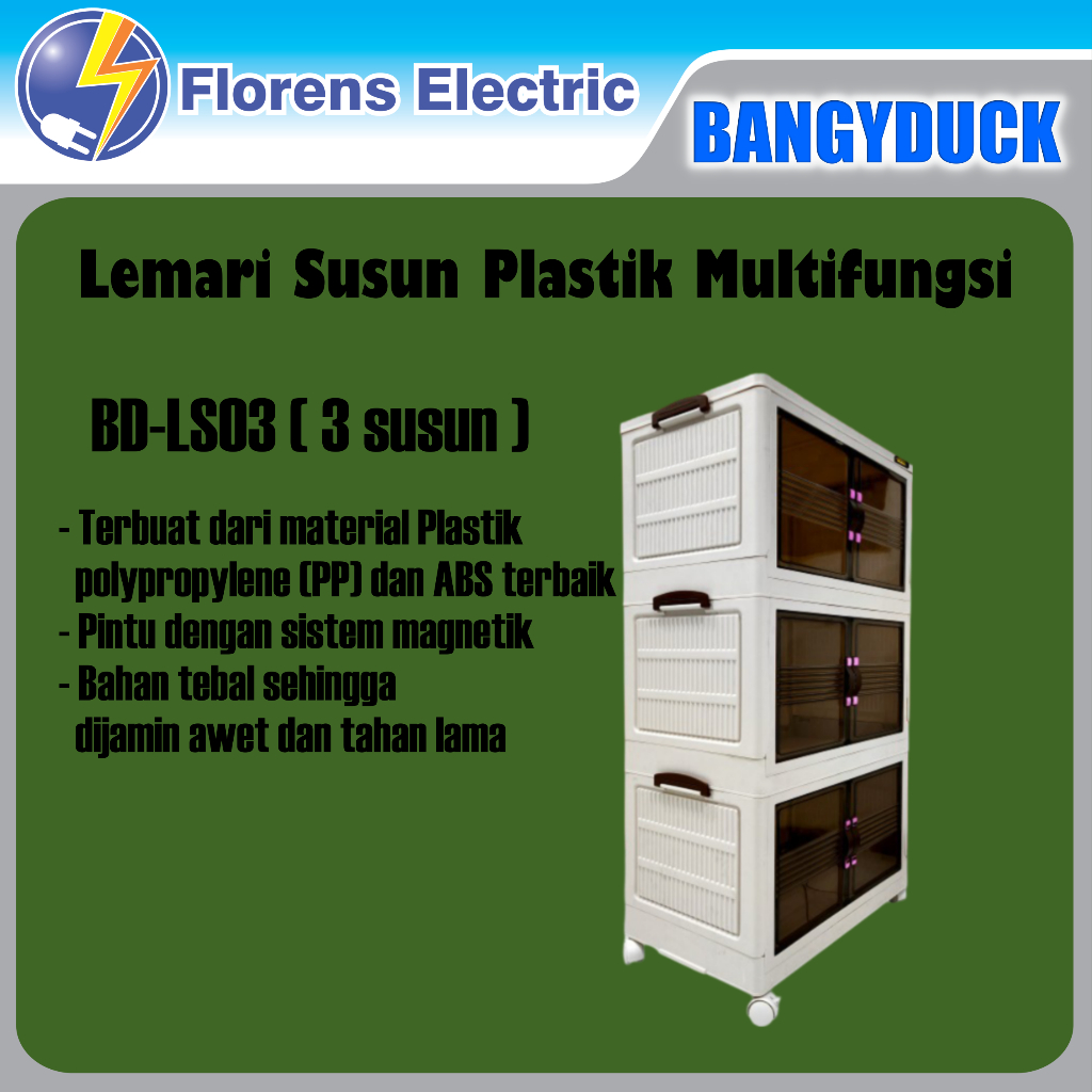 Jual Lemari Susun Plastik Multifungsi Penyimpan Pakaian Serbaguna ...