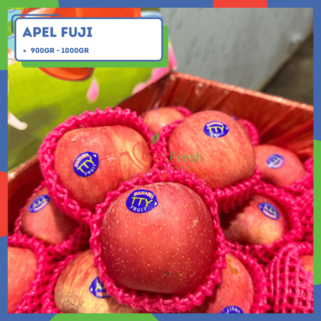 Jual Apel RRC Fuji Import Fresh Pack 900gr-1kg | Shopee Indonesia