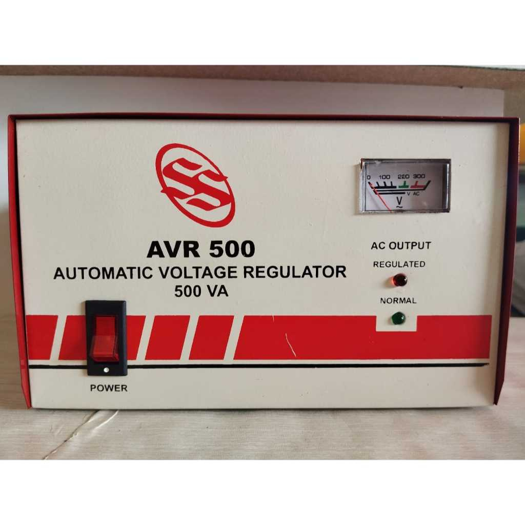 Jual AVR / Stabilizer / Regulator 500 Watt Real SS | Shopee Indonesia