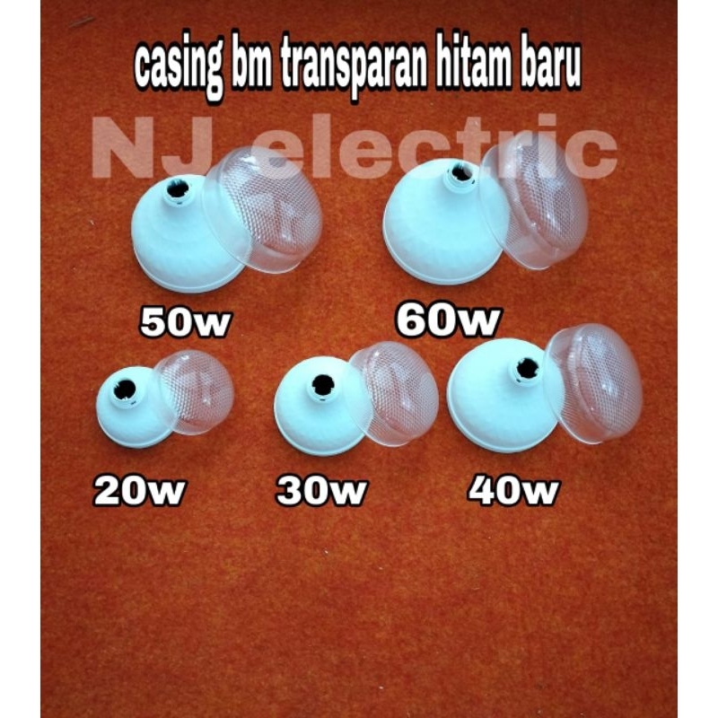 Jual CASING LAMPU LED TRANSPARAN HITAM (baru) | Shopee Indonesia