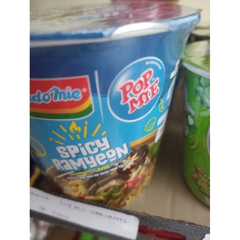 Jual popmie spicy ramyeon popmi pedes gledek popmie rasa indomie goreng ...