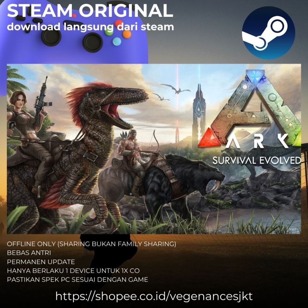 Jual ARK: Survival Evolved MAC PC Game Sharing Original + Latest Update ...