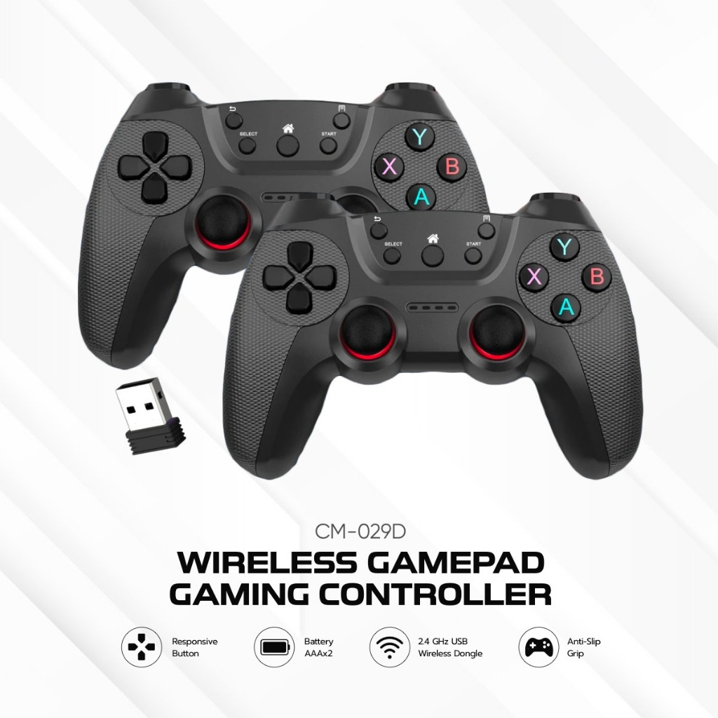 Jual Gamepad Wireless Double 2.4G untuk PC Laptop PS 3 TV Box ...