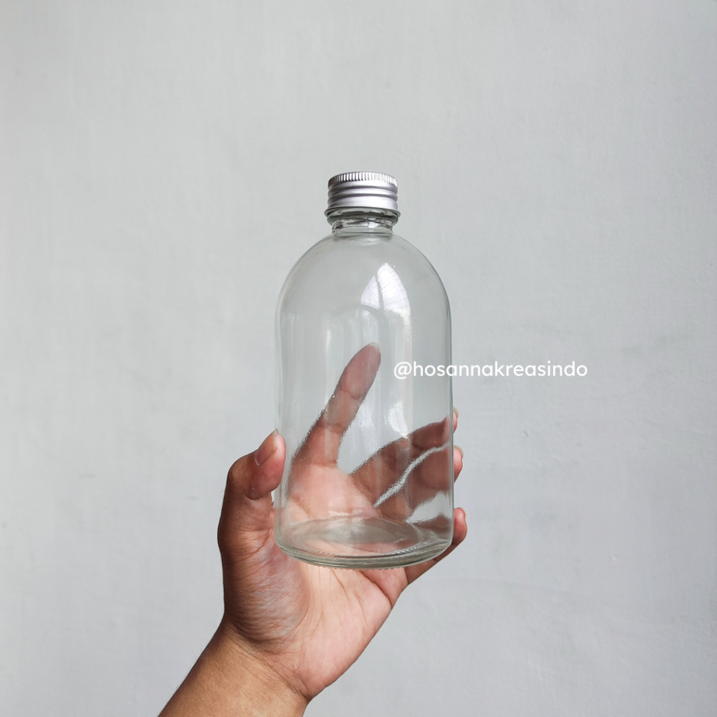 Jual Botol Kaca 350ml / Boston Bottle 350ml Tutup Aluminium | Shopee ...