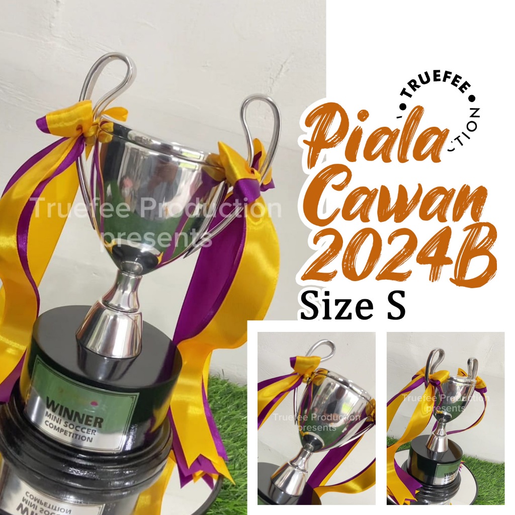 Jual PIALA LOGAM ALUMUNIUM CAWAN 2024-B SIZE S CHAMPIONS CUP TROPHY ...