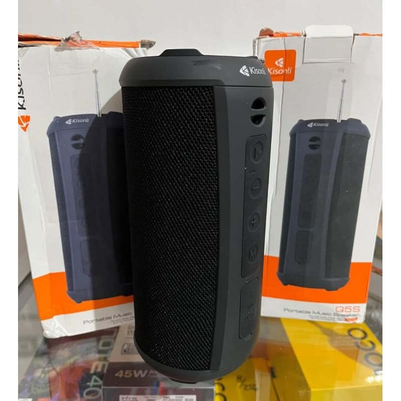 Jual Kisonli Speaker Bluetooth portable QSS Dual Bass | Shopee Indonesia