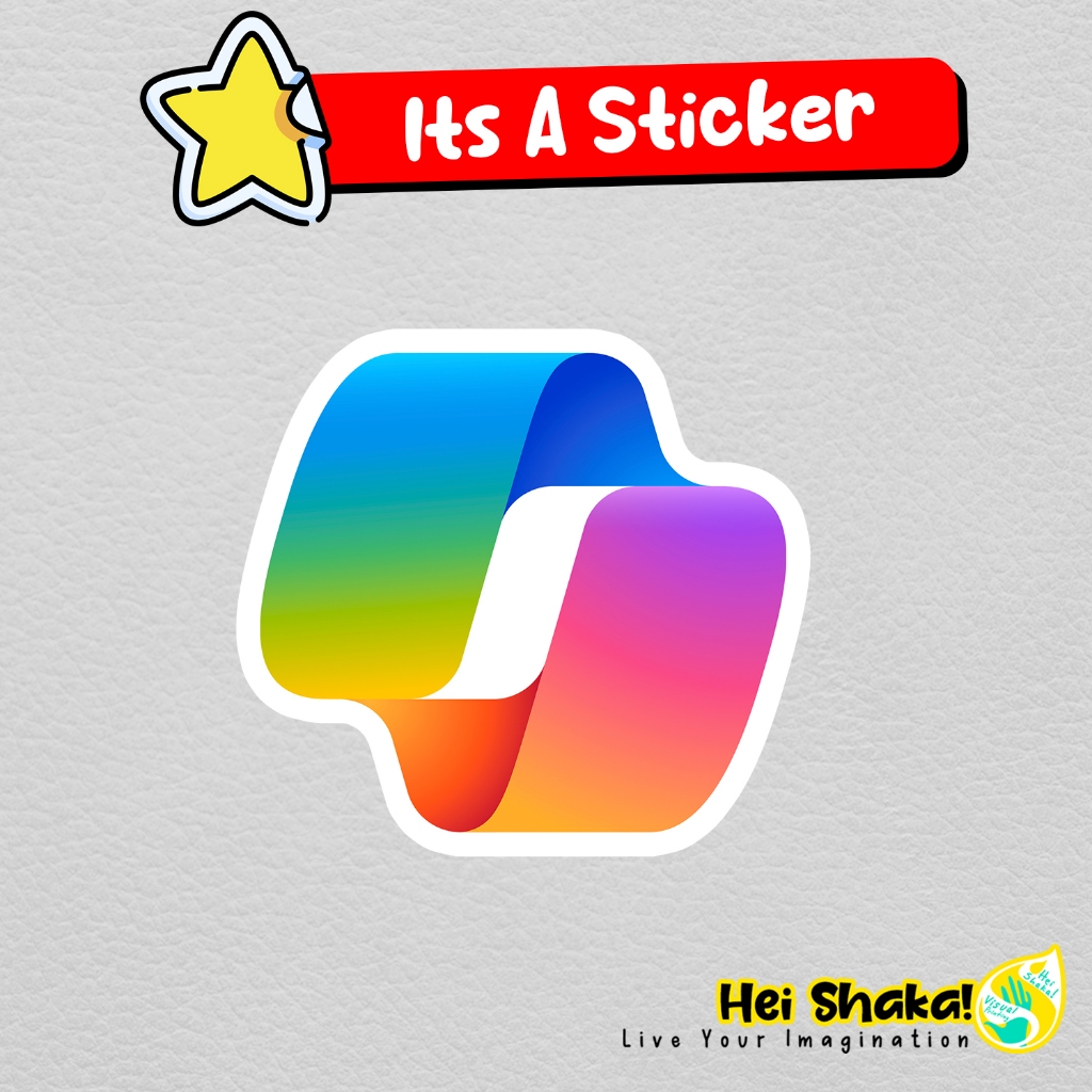 Jual Stiker Copilot Icon Sticker AI Artificial Intelligence Bahan Vinyl ...