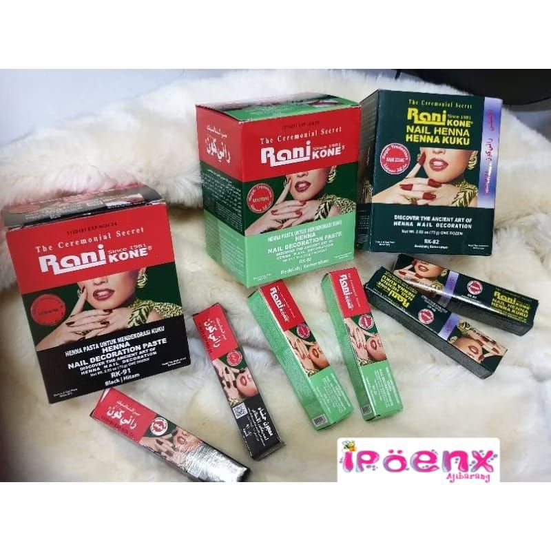 Jual Henna Rani / Cat kuku Rani / Kutek Rani - Merah [SATUAN] | Shopee ...