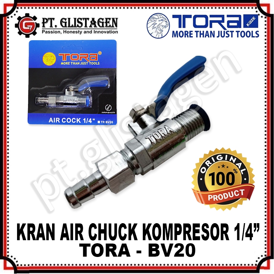 Jual TORA Kran Angin Kompresor KUNINGAN 1/4