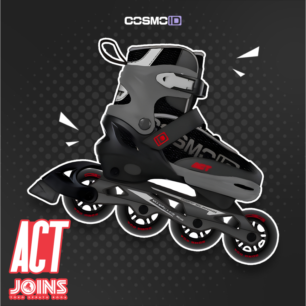 Jual Sepatu Roda Inline Skate Cosmo ID ACT | Shopee Indonesia