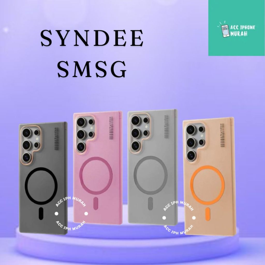 Jual SYNDEE Case MAGNETIC Frosted Slim PC Compatible SMSG FOR S25 ULTRA ...