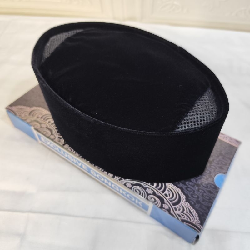 PECI SONGKOK KOPIAH NASIONAL HITAM POLOS AC TINGGI 9cm BLUDRU SUPER BERKUALITAS - PECI LAKI-LAKI ANAK DAN DEWASA BISA BAYAR DI TEMPAT COD!!