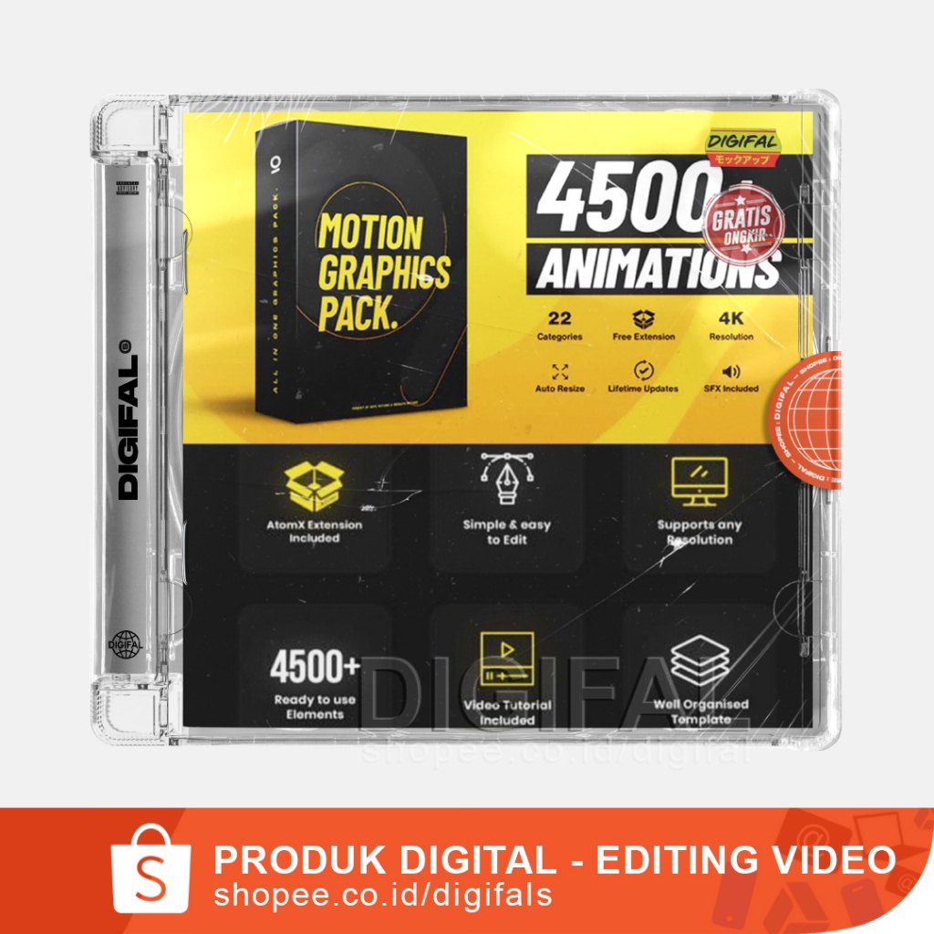 Jual After Effects Plugin - 4500+ Graphics Pack V5 | Shopee Indonesia
