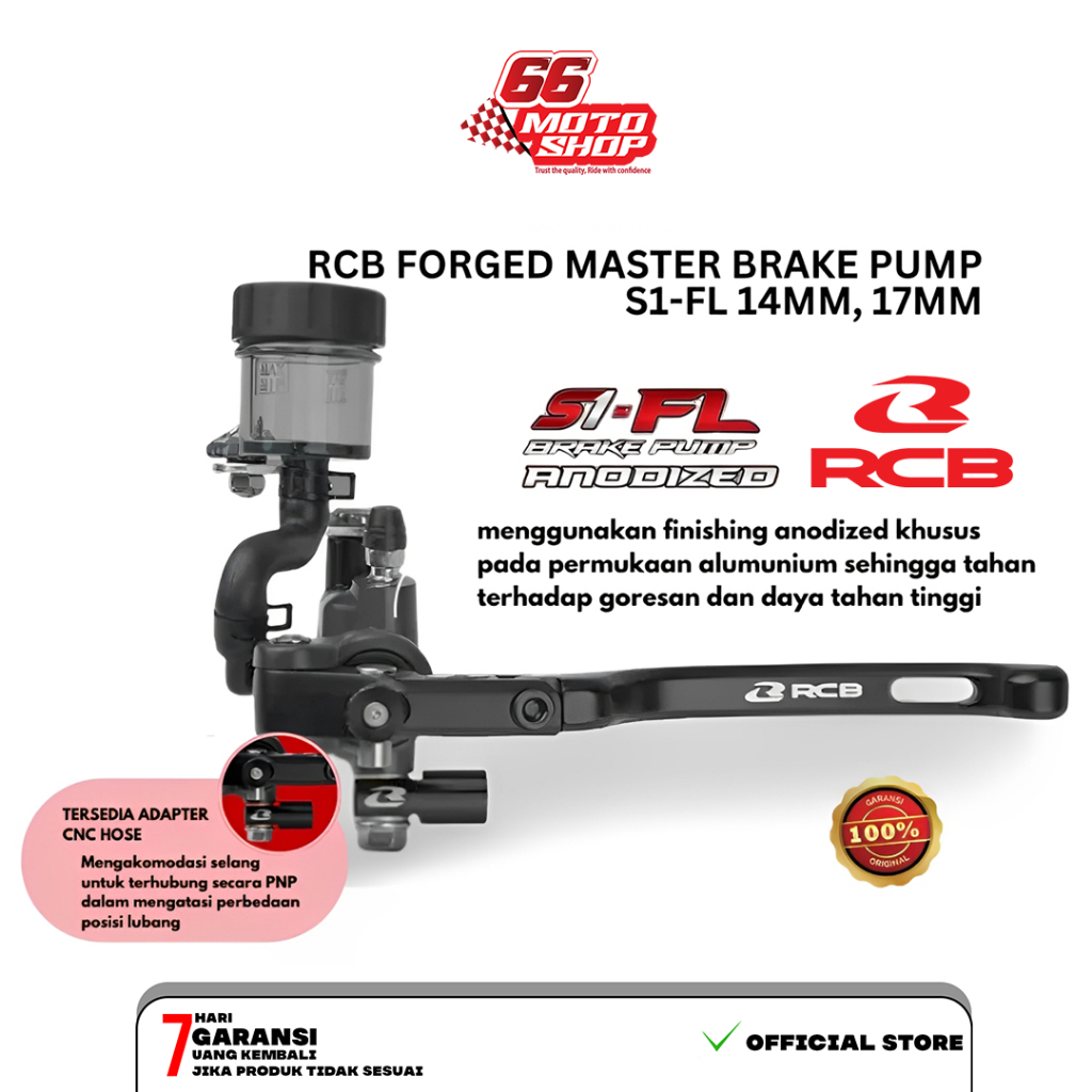 Jual MASTER REM&HANDLE KOPLING/REM RCB S1FL FORGED RADIAL ORIGINAL NO ...
