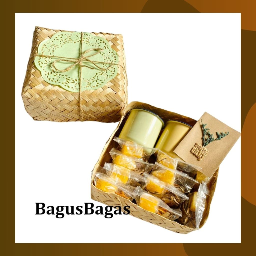 Hampers Lebaran Natal Imlek Hadiah Kado Bingkisan Khas Jogja Oleh Oleh Wedang Uwuh Besek Parcel
