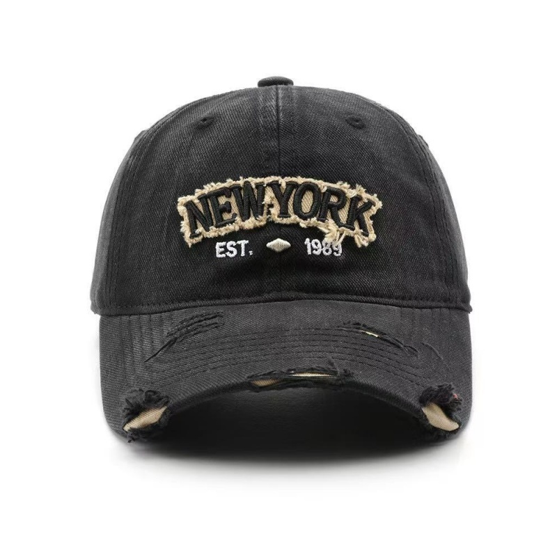 Jual NEXTSTOPID-328 Topi Baseball Cap Unisex New York Ripped Fashion ...