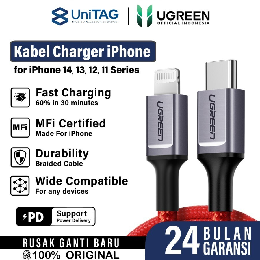 Kabel Usb Fast Charging Cable For Iphone 11 Apple MFi Certified
