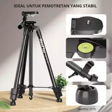 Neepho 3170 Tripod Multifungsi Photography Kamera Cellphone DSLR