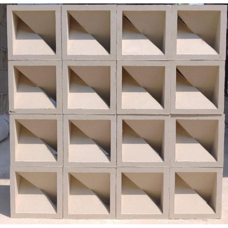 Jual roster beton/roster minimalis/roster pentilasi udara motif silang ...