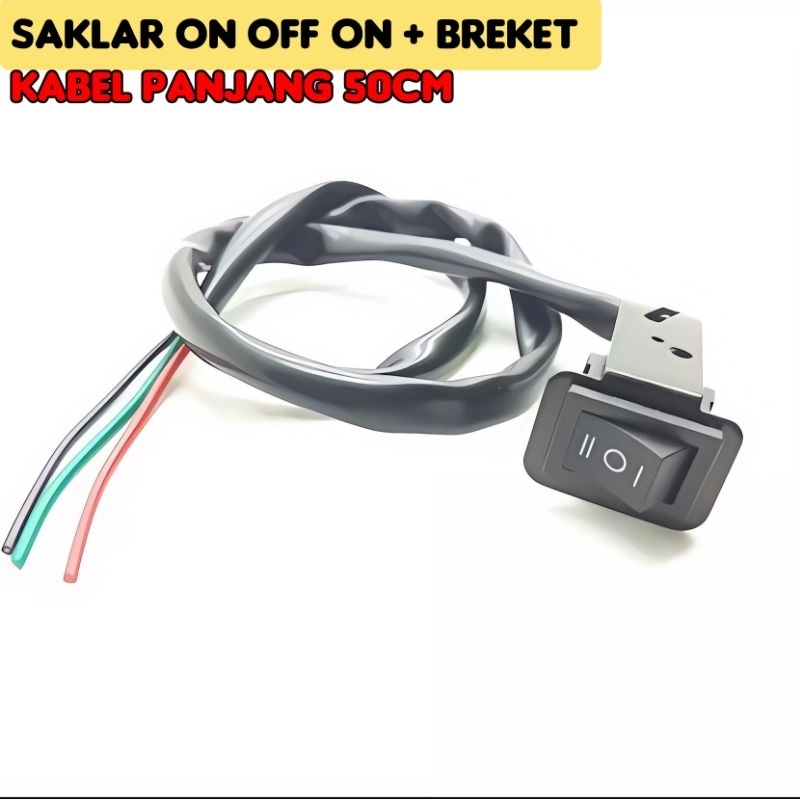 Jual Saklar On Off Saklar Lampu Komplet Breket | Shopee Indonesia