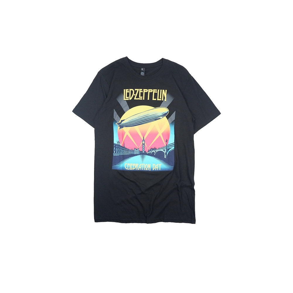 Maglietta da uomo Led Zeppelin - LZII Searchlights - Nero - RTLZETSBSEA