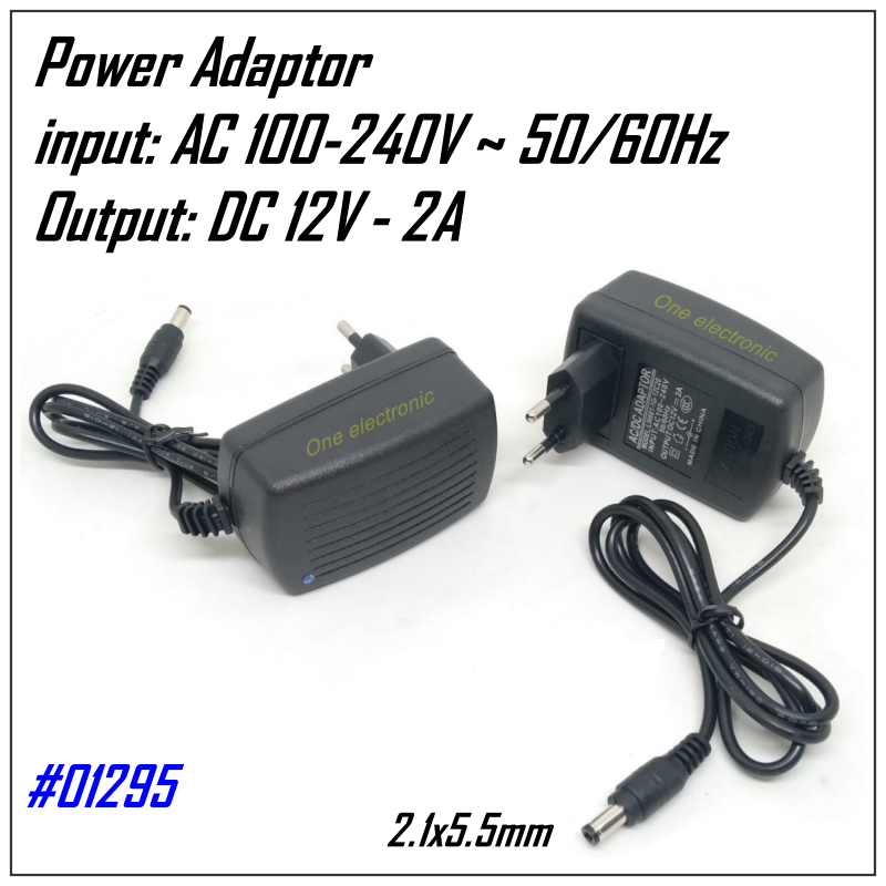 Jual Adaptor DC 12V 2A Power Supply in AC 220V Adapter arduino CCTV ...