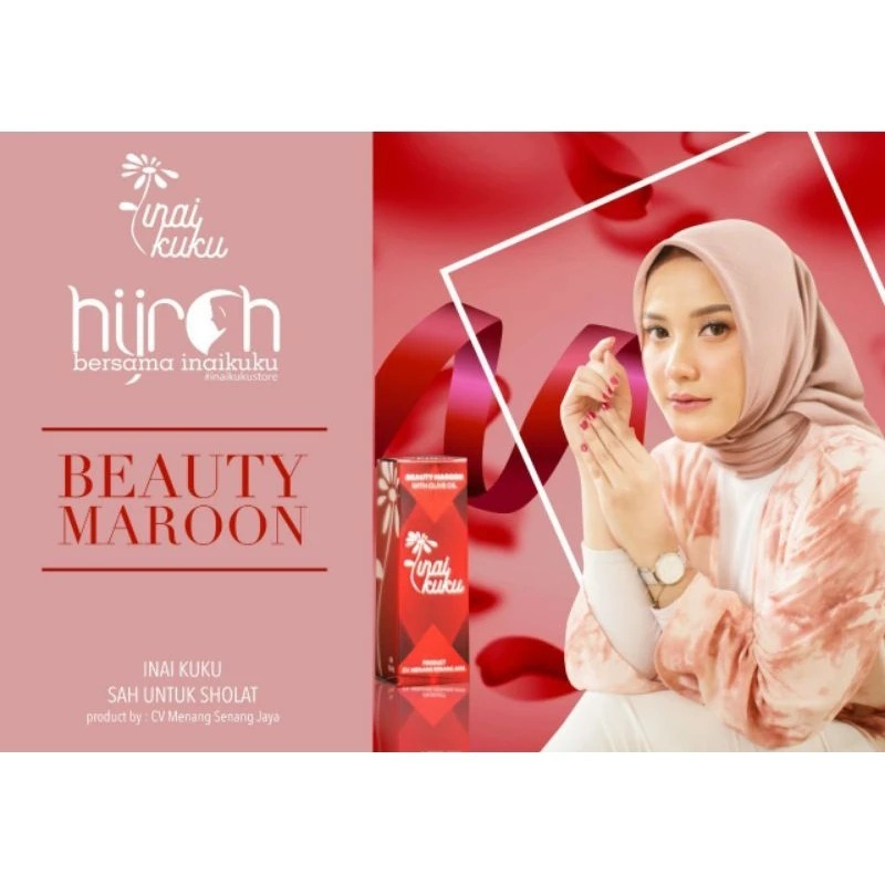 Jual Inai for muslimah 15ml pewarna kuku sah untuk sholat tahan 3 bulan ...