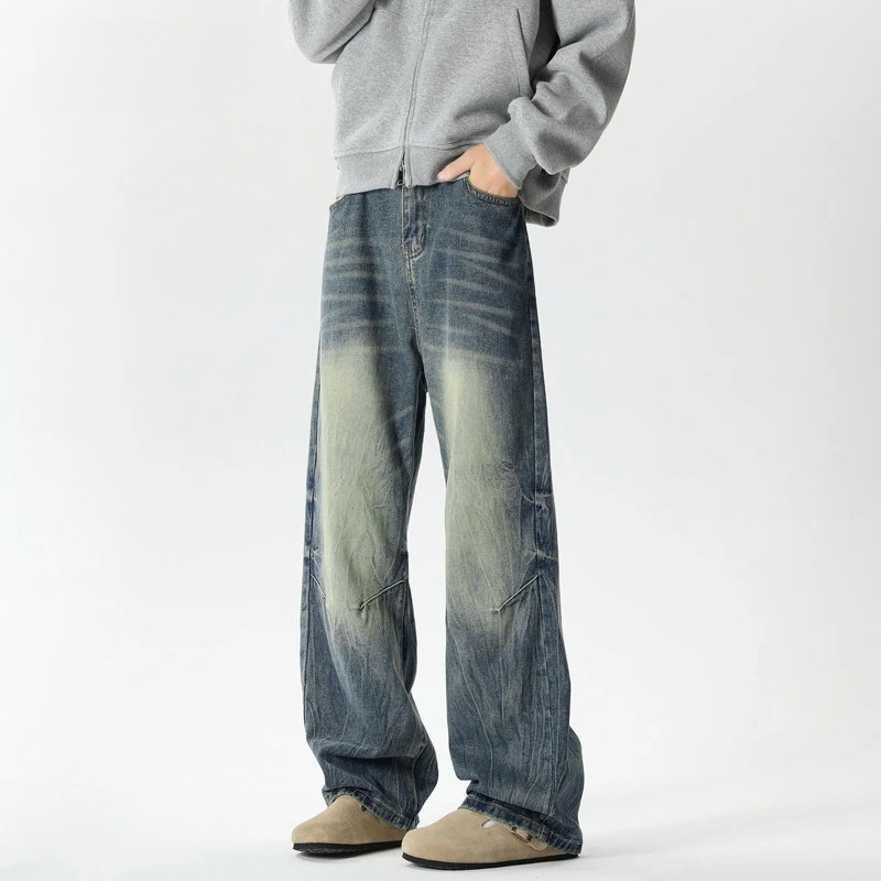 Jual celana jeans pria baggy skena standar cowok korean style jeans ...