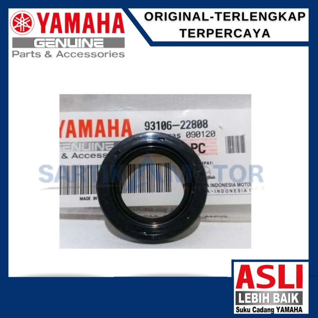 Jual OIL SEAL (1PA1) ORIGINAL YAMAHA (93106-22808) | Shopee Indonesia