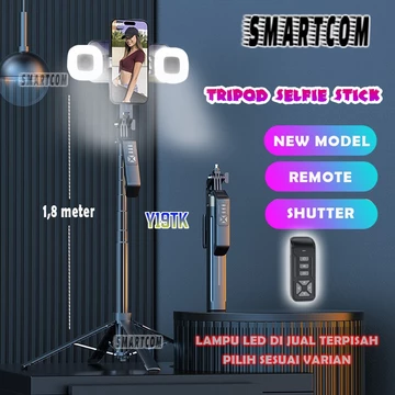 SMARTCOM ~ Tripod Tongsis L16 Bluetooth Hand Stabilizer Hp Gopro Kamera P185 P180 Y19 A36