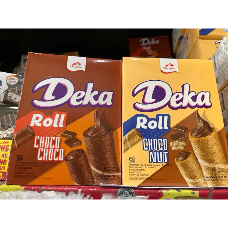 Jual Wafer Roll Deka 1 box isi 24 pcs | Shopee Indonesia