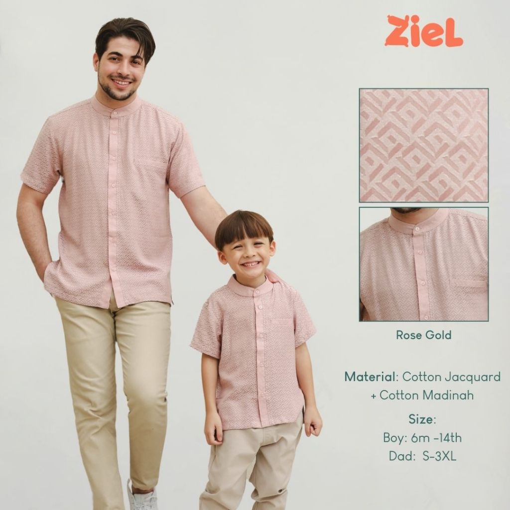 Jual ZIEL KIDS - Arman Koko | RAYA Collection | Baju Koko Dad & Boy ...