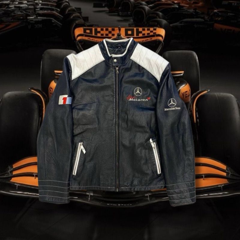 Jual Jaket Kulit Sintetis McLaren Race Jaket Racing McLaren F1 Jaket ...