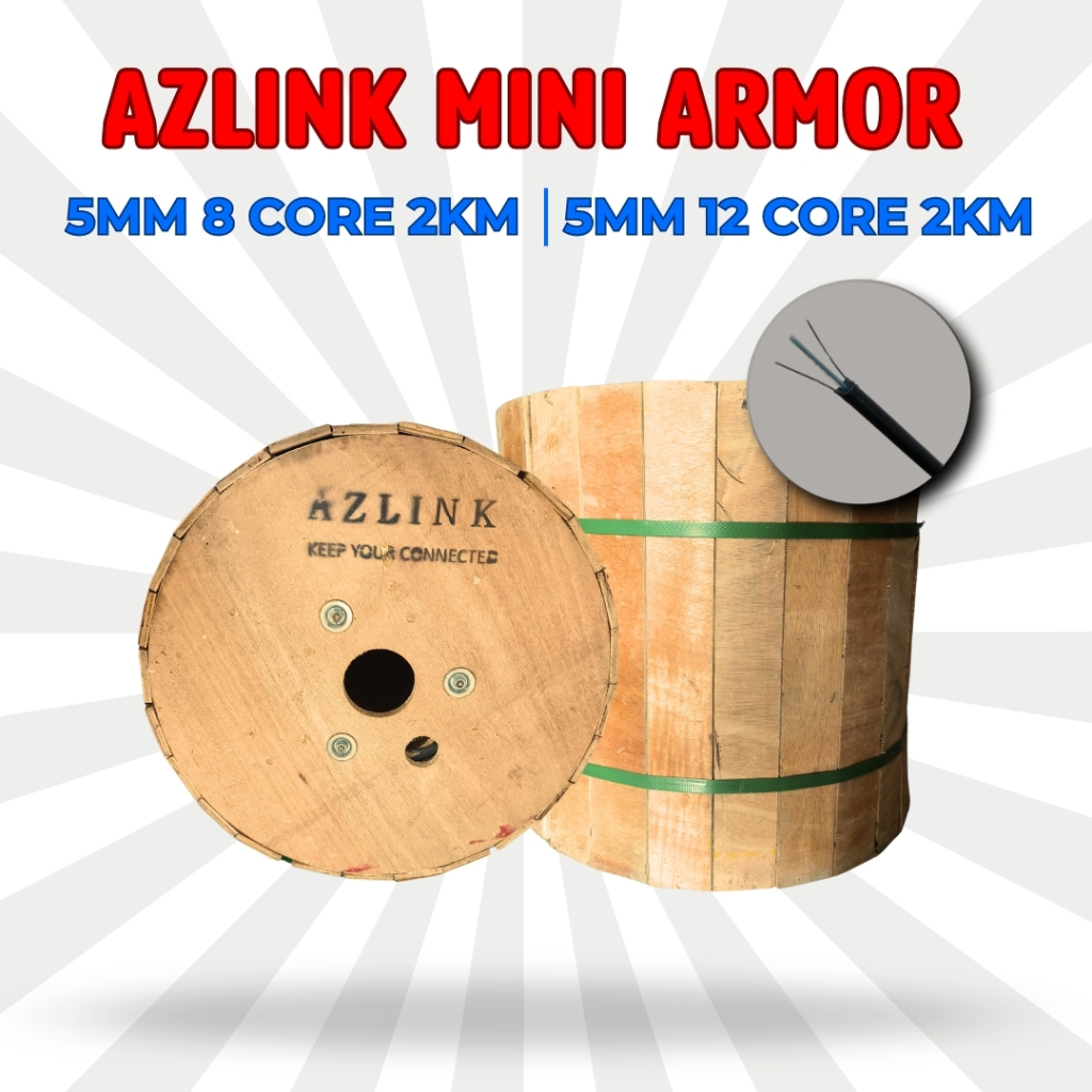 Jual KABEL FIBER MINI ARMOR 5MM 2KM | Shopee Indonesia