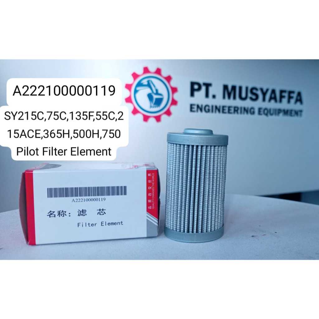 Jual SANY - A222100000119 Pilot Filter Element SY135F/SY215ACE/SY215C ...