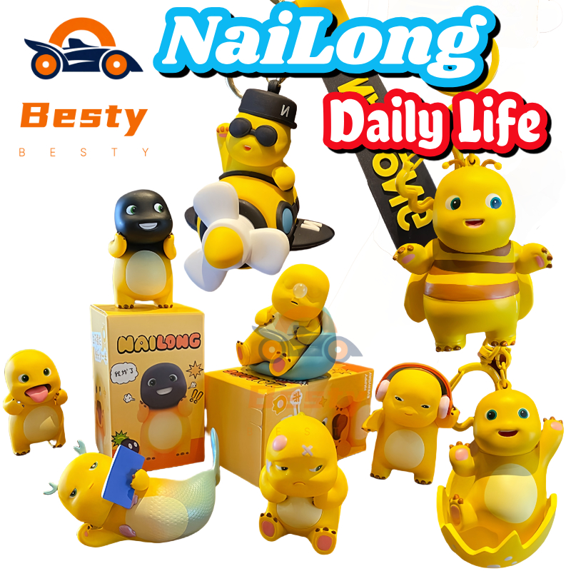 Jual Besty Blind Box Nailong Dekorasi Nailong Dino Kuning Asli Mainan ...