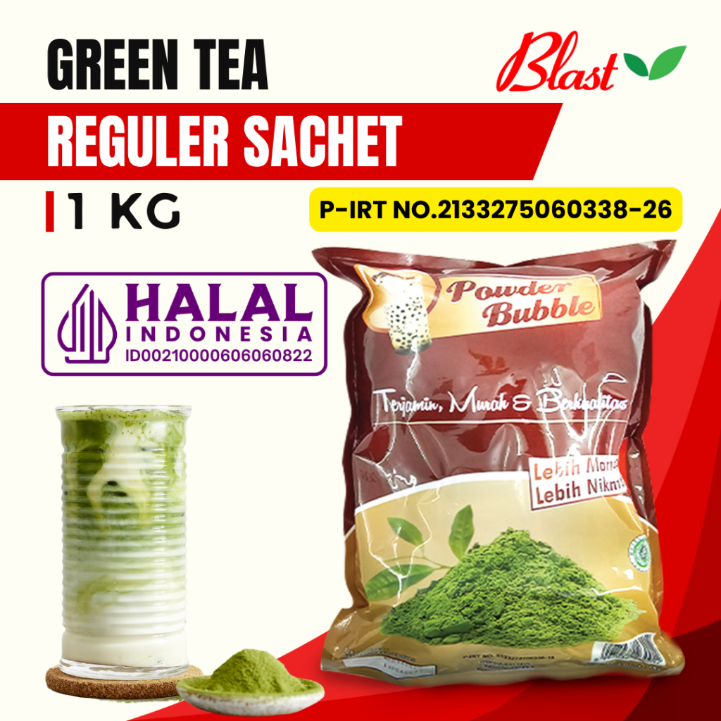 Jual Bubuk Minuman GREEN TEA / Matcha Latte 1 KG - Mix Creamer + Gula ...