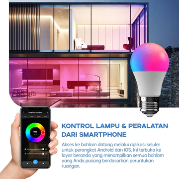 Lampu Smart Led Rgb Wifi 14 Watt Multicolor Hemat Energi Mavis Smart Led