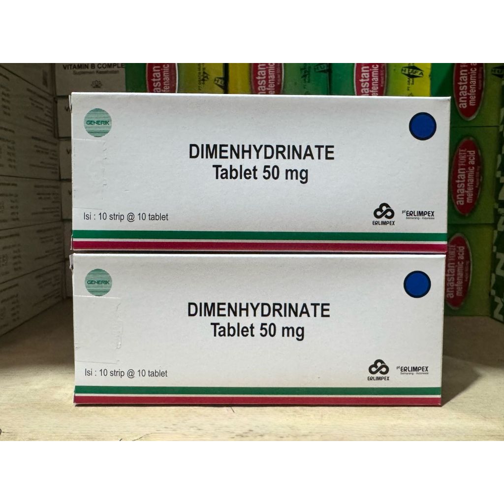 Jual DIMENHYDRINATE - BOX | Shopee Indonesia