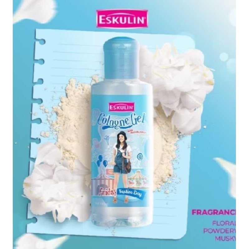 Jual Eskulin Cologne Gel | Friday 100ml parfum badan | Shopee Indonesia
