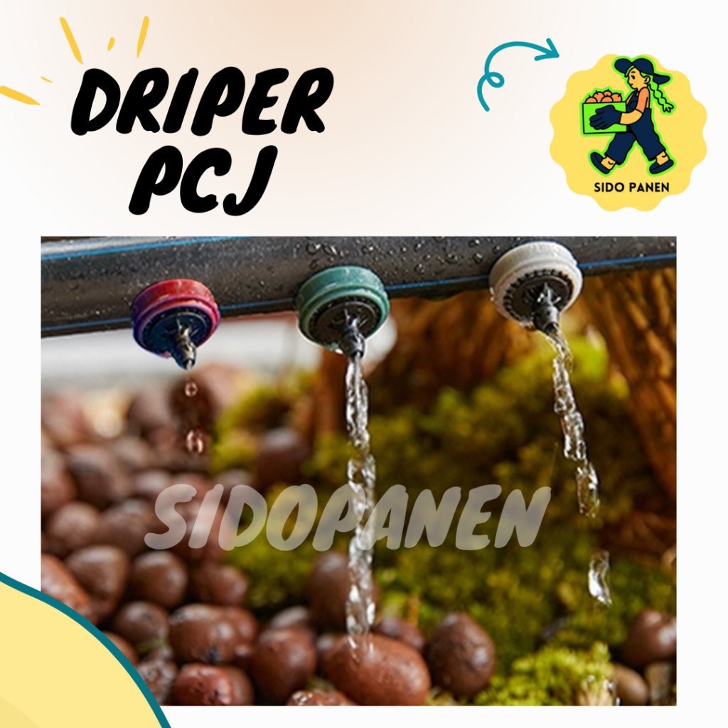Dripper Driper PCJ Emiter 2 4 8 liter / jam system tetes selang PE Irigasi tanaman