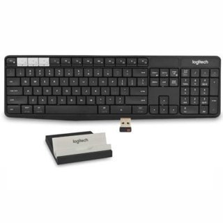 Jual Keyboard Logitech Wireless K375S Bluetooth With Stand Black ...