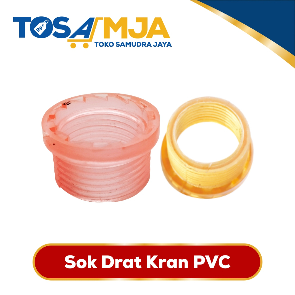 Jual Sambungan Kran 1/2 Ke 3/4 Inch PVC | Sok Drat Verlop Ring Konektor ...