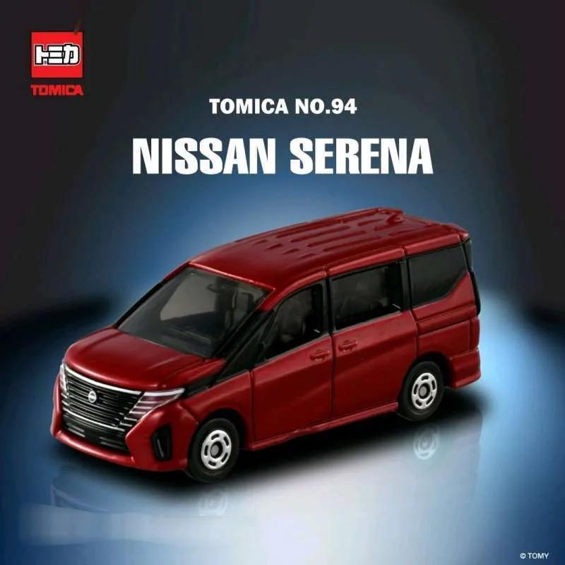 Voiture Miniature Tomica N°94 Nissan Serena - Boîte D'origine - Neuf - Taille Standard