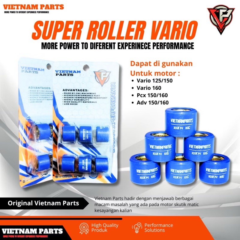 Jual ROLLER RACING ROLLER VARIO 125 150 PCX ADV GENIO BEAT 2020 UP SPIN ...
