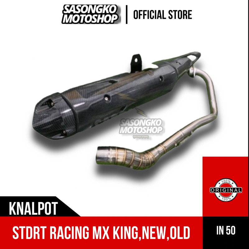 Jual KNALPOT STANDART RACING MX KING MX OLD MX NEW ORIGINAL POLLARIZE ...
