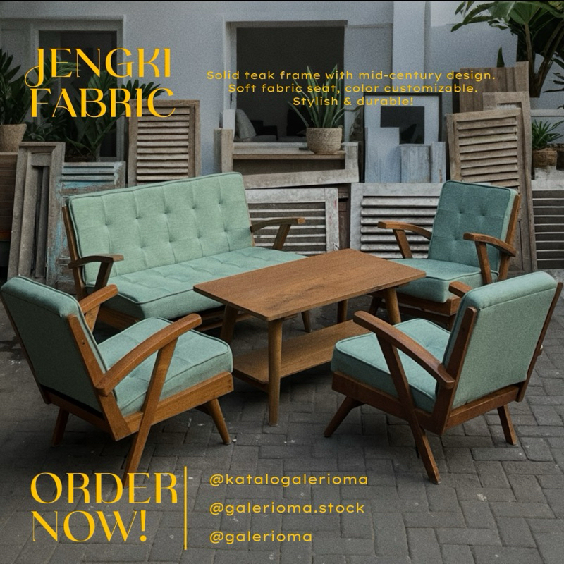 Jual Kursi Tamu Jengki Klasik Sofa Rotan Kayu Jati | Shopee Indonesia
