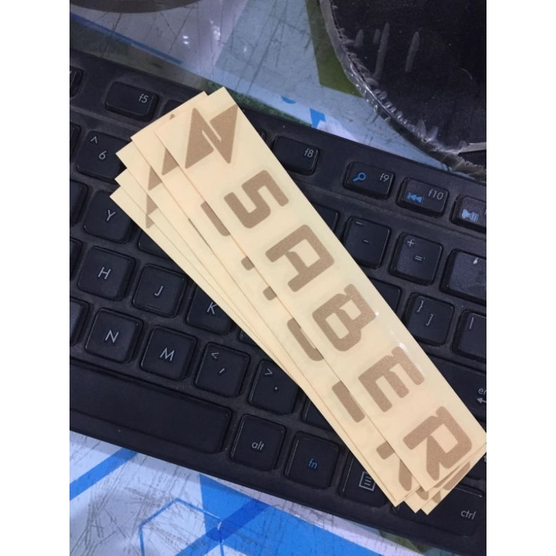Jual sticker saber industries size 15 cm ( cutting sticker ) | Shopee ...