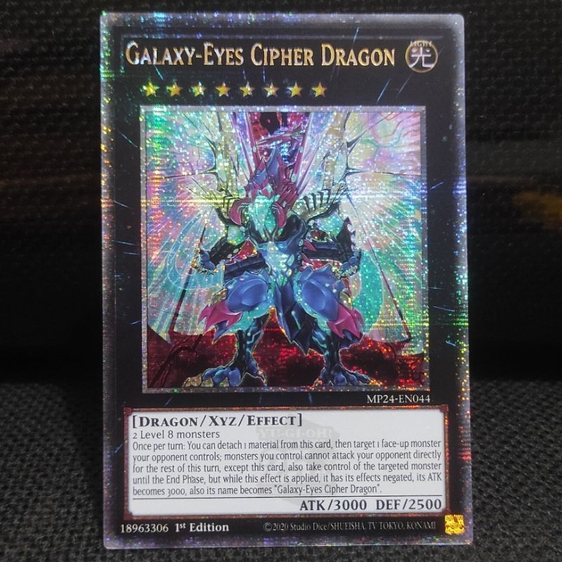 Jual Kartu Yugioh TCG Galaxy-Eyes Cipher Dragon Quarter Century Secret ...