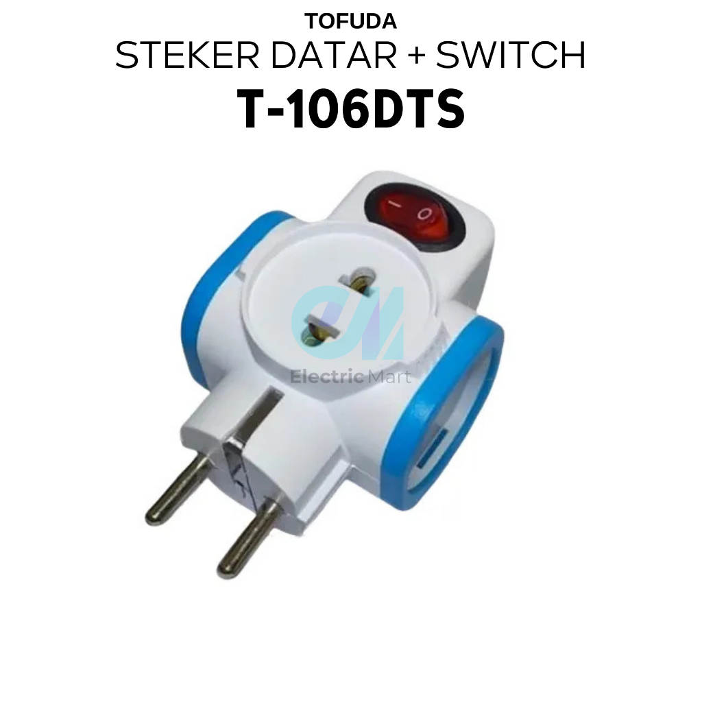 Jual Steker T Multi Datar Cabang 4 ST 6835 Lubang Colokan Listrik Pin ...